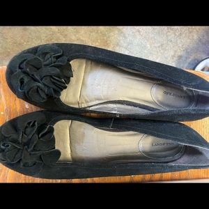Lands end flats size 8 velvet supes cute